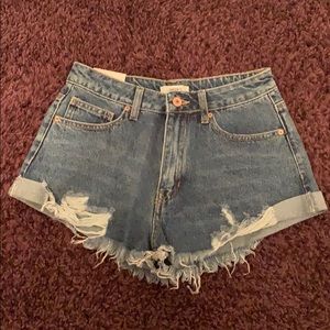 Denim shorts